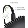 StarTech.com 1m (3ft) USB C to Lightning Cable, MFi Certified, Coiled iPhone Charger Cable, Black, Durable TPE Jacket Aramid Fib - Image 4