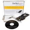 StarTech.com 4 Port USB 3.0 PCIe Card w/ 4 Dedicated 5Gbps Channels (USB 3.1 Gen 1) - UASP - SATA / LP4 Power - PCI Express Adap - Image 3