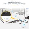 StarTech.com USB-C to Dual-HDMI Adapter - USB-C or A to 2x HDMI - 4K 60Hz - 100W Power Delivery Pass-Through - 1ft (30cm) Built- - Image 5
