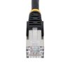 StarTech.com 1m CAT6a Ethernet Cable - Black - Low Smoke Zero Halogen (LSZH) - 10GbE 500MHz 100W PoE++ Snagless RJ-45 w/Strain R - Image 5