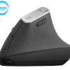 Logitech MX Vertical mouse Office Right-hand RF Wireless + Bluetooth Optical 4000 DPI