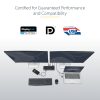 StarTech.com Universal Laptop Docking Station, Hybrid USB-C & USB-A Dock, Dual 4K DP & HDMI, 100W PD, Mac / Windows / Chrome OS, - Image 19