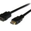 StarTech.com 2m (6ft) HDMI Extension Cable - HDMI Male to Female Cable - 4K HDMI Cable Extender - 4K 30Hz UHD HDMI Cable with Et
