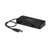 StarTech.com USB 3.0 Mini Dock - Dual Monitor USB-A Docking Station with DisplayPort 4K 60Hz Video & Gigabit Ethernet - 1ft (30c - Image 2