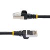 StarTech.com 1m CAT6a Ethernet Cable - Black - Low Smoke Zero Halogen (LSZH) - 10GbE 500MHz 100W PoE++ Snagless RJ-45 w/Strain R - Image 4