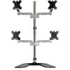 StarTech.com Desktop Quad Monitor Stand - Ergonomic VESA 4 Monitor Arm (2x2) up to 32" - Free Standing Articulating Universal Po - Image 4