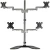 StarTech.com Desktop Quad Monitor Stand - Ergonomic VESA 4 Monitor Arm (2x2) up to 32" - Free Standing Articulating Universal Po - Image 6