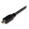 StarTech.com 1m Micro HDMI to HDMI Cable with Ethernet - 4K 30Hz Video - Durable High Speed Micro HDMI Type-D to HDMI 1.4 Adapte - Image 4