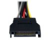 StarTech.com 6in SATA Power Y Splitter Cable Adapter - M/F - Image 2