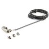 StarTech.com 6.5' (2m) 3-in-1 Universal Laptop Cable Lock - 4-Digit Combination Laptop/Desktop Security Cable Lock Compatible w/