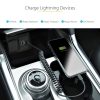StarTech.com 20in / 50cm USB C to Lightning Cable, MFi Certified, Coiled iPhone Charger Cable, Black, Durable TPE Jacket Aramid - Image 7
