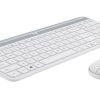 Logitech MK470 Slim keyboard Mouse included Office RF Wireless Silver, White - Image 6