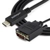 StarTech.com 6.6 ft. (2m) USB-C to DVI Cable - 1920 x 1200 - Black - Image 4