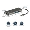 StarTech.com USB C Multiport Adapter - USB-C Travel Dock to 4K HDMI, 3x USB 3.0 Hub, SD/SDHC, GbE, 60W PD 3.0 Pass-Through - USB - Image 4