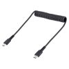 StarTech.com 20in (50cm) USB C Charging Cable, Coiled Heavy Duty Fast Charge & Sync USB-C Cable, USB 2.0 Type-C Cable, Rugged Ar - Image 2