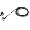 StarTech.com 6.5' (2m) 3-in-1 Universal Laptop Cable Lock - Keyed Laptop/Desktop Security Cable Lock Compatible w/ K-Slot, Nano