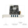 StarTech.com 4 Port USB 3.0 PCIe Card w/ 4 Dedicated 5Gbps Channels (USB 3.1 Gen 1) - UASP - SATA / LP4 Power - PCI Express Adap - Image 12
