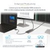 StarTech.com USB-C to Dual-HDMI Adapter - USB-C or A to 2x HDMI - 4K 60Hz - 100W Power Delivery Pass-Through - 1ft (30cm) Built- - Image 13