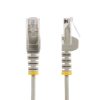 StarTech.com 2.5 m CAT6 Cable - Slim - Snagless RJ45 Connectors - Grey - Image 2