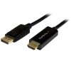 StarTech.com 16ft (5m) DisplayPort to HDMI Cable - 4K 30Hz - DisplayPort to HDMI Adapter Cable - DP 1.2 to HDMI Monitor Cable Co