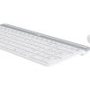 Logitech MK470 Slim keyboard Mouse included Office RF Wireless Silver, White - Image 3