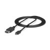 StarTech.com 6ft/1.8m USB C to DisplayPort 1.2 Cable 4K 60Hz - USB-C to DisplayPort Adapter Cable HBR2 - USB Type-C DP Alt Mode - Image 4