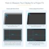 StarTech.com Monitor Privacy Screen for 34 inch Ultrawide Display - 21:9 Widescreen - Computer Screen Security Filter - Blue Lig - Image 4