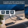 StarTech.com USB C Multiport Adapter - USB-C Travel Dock to 4K HDMI, 3x USB 3.0 Hub, SD/SDHC, GbE, 60W PD 3.0 Pass-Through - USB - Image 10