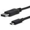 StarTech.com 6ft/1.8m USB C to DisplayPort 1.2 Cable 4K 60Hz - USB-C to DisplayPort Adapter Cable HBR2 - USB Type-C DP Alt Mode
