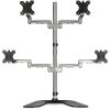 StarTech.com Desktop Quad Monitor Stand - Ergonomic VESA 4 Monitor Arm (2x2) up to 32" - Free Standing Articulating Universal Po - Image 7