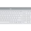 Logitech MK470 Slim keyboard Mouse included Office RF Wireless Silver, White