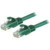 StarTech.com 5m CAT6 Ethernet Cable - Green CAT 6 Gigabit Ethernet Wire -650MHz 100W PoE RJ45 UTP Network/Patch Cord Snagless w/