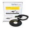 StarTech.com 6ft (1.8m) 1-Port USB to Serial RS232 Adapter, FTDI DB9 Serial DCE Adapter Cable, Null Modem, USB 2.0 - TAA - Image 2