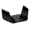 NETGEAR Nighthawk RAXE500-100APS wireless router Gigabit Ethernet Tri-band (2.4 GHz / 5 GHz / 6 GHz) Black