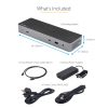 StarTech.com Thunderbolt Dock w/ USB-C Host Compatibility - Dual 4K 60Hz DisplayPort 1.4 or Dual HDMI 2.0 Monitors - Single 8K - - Image 4