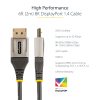 StarTech.com 6ft (2m) VESA Certified DisplayPort 1.4 Cable - 8K 60Hz HDR10 - Ultra HD 4K 120Hz Video - DP 1.4 Cable / Cord - For - Image 9