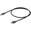 StarTech.com 1m Black SuperSpeed USB 3.0 Extension Cable A to A - M/F - Image 2