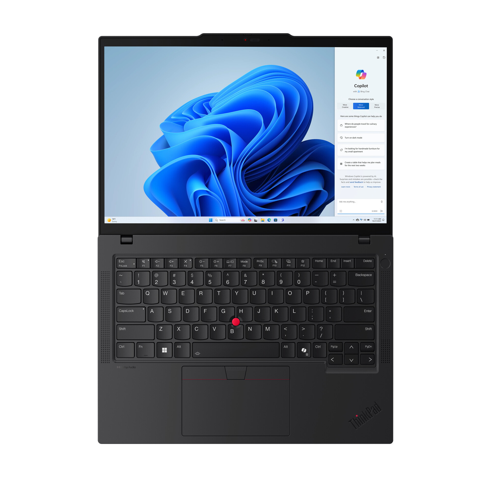 Lenovo ThinkPad T14 AMD Ryzen™ 7 PRO 8840U Laptop 35.6 cm (14") Touchscreen WUXGA 16 GB DDR5-SDRAM 512 GB SSD Wi-Fi 6E (8 - Image 10