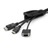 StarTech.com 1.5 m (4.9 ft.) Cable-Management Sleeve - Spiral - 25 mm (1 in.) Diameter - Image 2