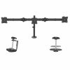 StarTech.com Desk Mount Triple Monitor Arm - Ergonomic VESA 3 Monitor Mount up to 27" - Articulating & Height Adjustable Pole M - Image 7