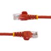 StarTech.com Cat5e Ethernet Patch Cable with Snagless RJ45 Connectors - 10 m, Red - Image 3