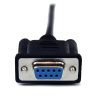 StarTech.com 1m Black DB9 RS232 Serial Null Modem Cable F/M - Image 3
