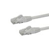 StarTech.com 2m CAT6 Ethernet Cable - White CAT 6 Gigabit Ethernet Wire -650MHz 100W PoE RJ45 UTP Network/Patch Cord Snagless w/