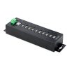 StarTech.com 10-Port Industrial USB 2.0 Hub, Rugged USB Hub w/ESD Level 4 Protection, DIN/Wall/Desk-Mountable USB-A HUB, USB Por