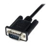 StarTech.com 1m Black DB9 RS232 Serial Null Modem Cable F/M - Image 4