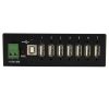 StarTech.com 7-Port USB 2.0 Hub - Metal Industrial USB-A Hub with ESD Protection & 350W Surge Protection - Din Rail, Wall or Des - Image 4