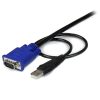 StarTech.com 10 ft Ultra Thin USB VGA 2-in-1 KVM Cable - Image 2