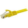 StarTech.com 1.5m CAT6 Ethernet Cable - Yellow CAT 6 Gigabit Ethernet Wire -650MHz 100W PoE RJ45 UTP Network/Patch Cord Snagless - Image 2