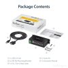 StarTech.com 7-Port USB 2.0 Hub - Metal Industrial USB-A Hub with ESD Protection & 350W Surge Protection - Din Rail, Wall or Des - Image 10