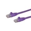 StarTech.com 1m CAT6 Ethernet Cable - Purple CAT 6 Gigabit Ethernet Wire -650MHz 100W PoE RJ45 UTP Network/Patch Cord Snagless w
